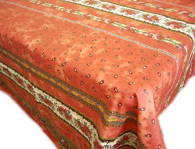 Coated tablecloth (Marat d'Avignon / tradition. rust) Coated tablecloth (Marat d'Avignon / tradition. rust)